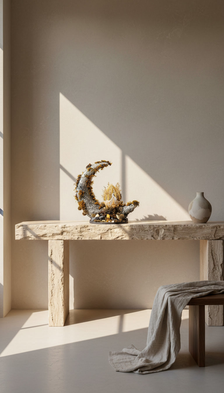 Birth Of The Moon - Handmade Lamp - Image 18