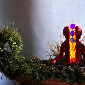 Handmade nature inspired lamp The Traveler